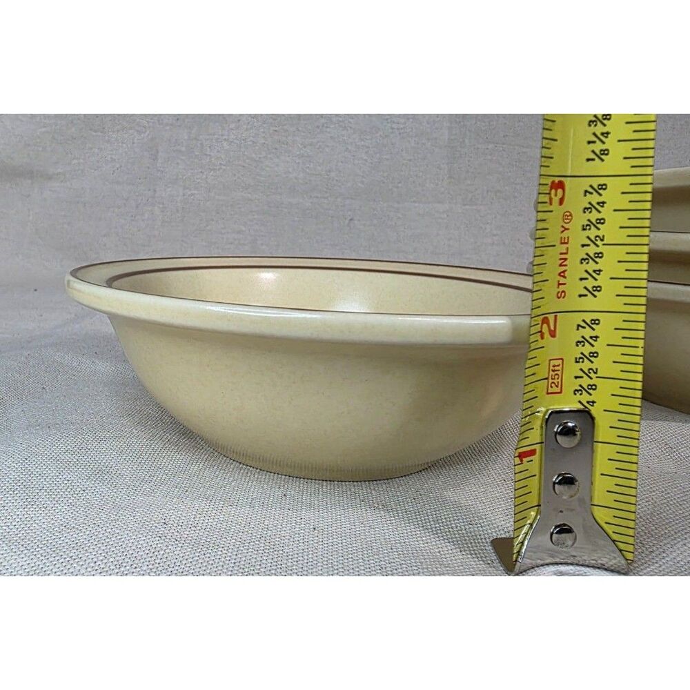 VTG Pfaltzgraff Village Cereal Bowls | Set of 5 | 1980s Mark | USA Stoneware - Picture 7 of 7